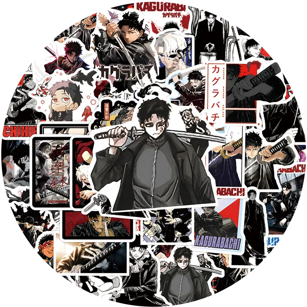 10/30/55pcs Cartoon Anime Kagurabachi Stickers Japan Manga Decals Luggage Guitar Laptop Bike Cool Waterproof Sticker Classic Toy