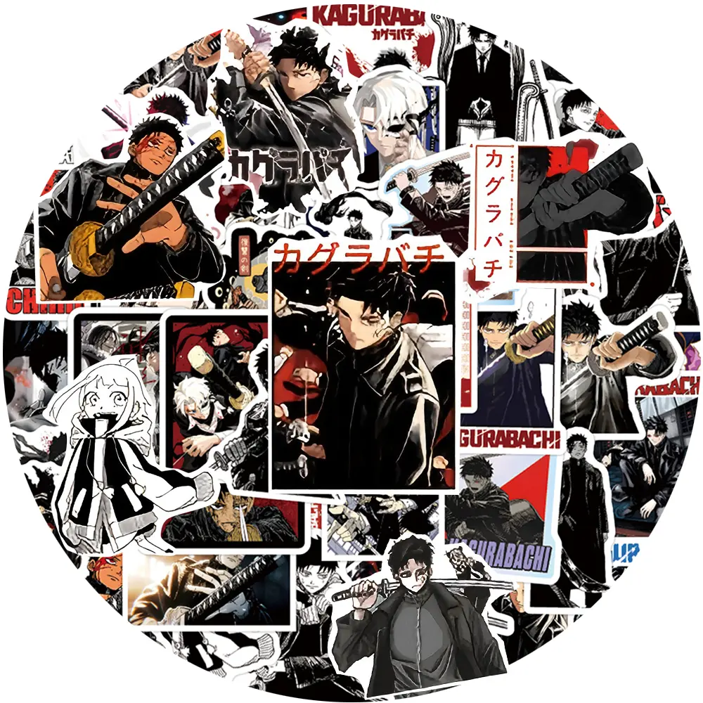 10/30/55pcs Cartoon Anime Kagurabachi Stickers Japan Manga Decals Luggage Guitar Laptop Bike Cool Waterproof Sticker Classic Toy