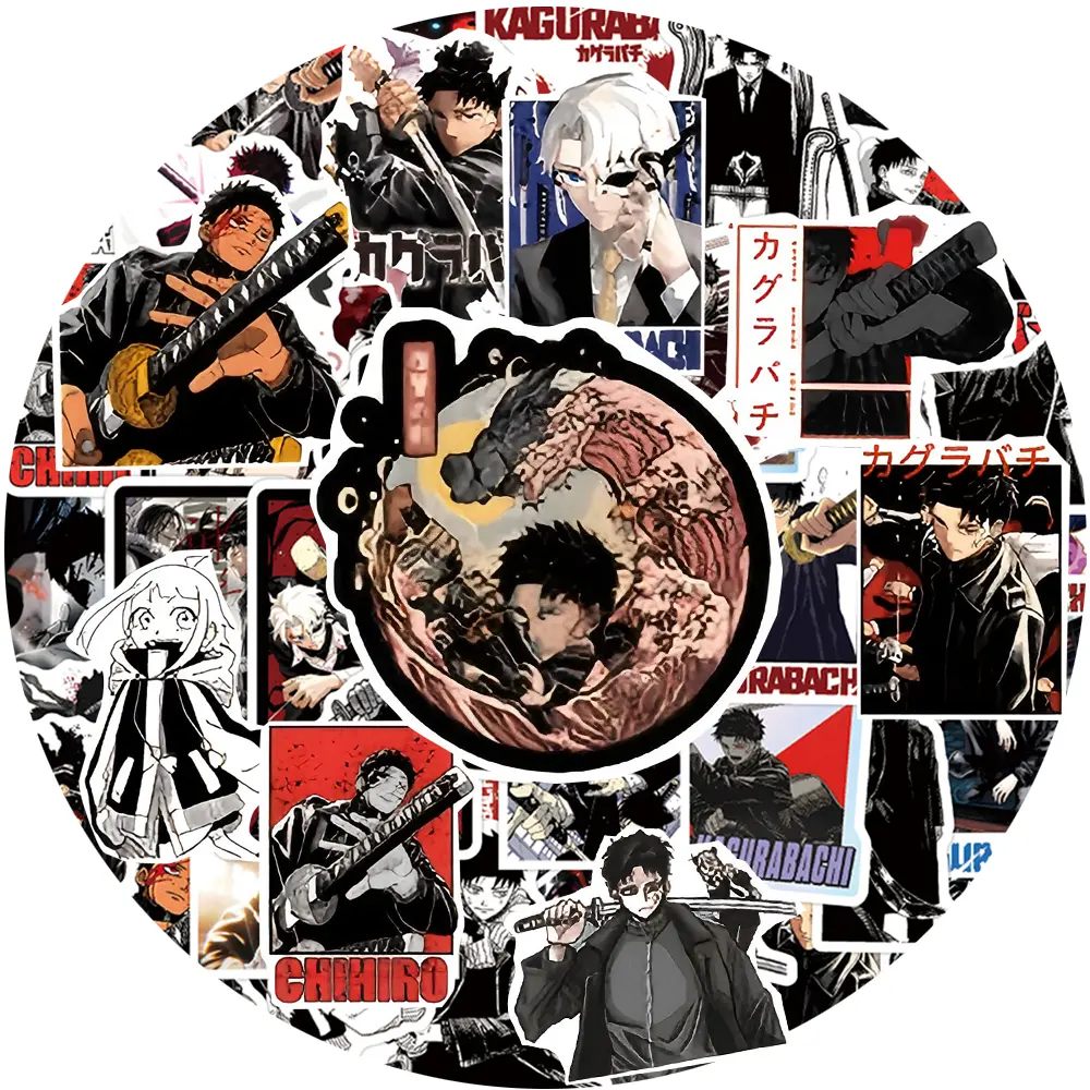 10/30/55pcs Cartoon Anime Kagurabachi Stickers Japan Manga Decals Luggage Guitar Laptop Bike Cool Waterproof Sticker Classic Toy