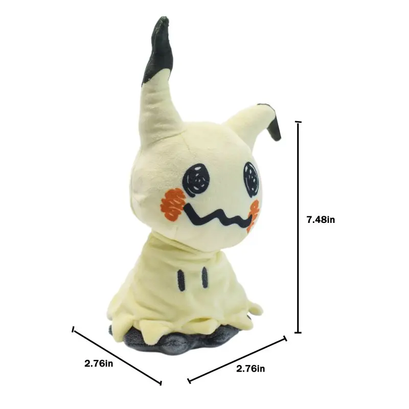 Mimikyu Eevee Stuffed Plush Toy,Birthday Kids Gifts,Christmas,Anime Character Dolls 7"