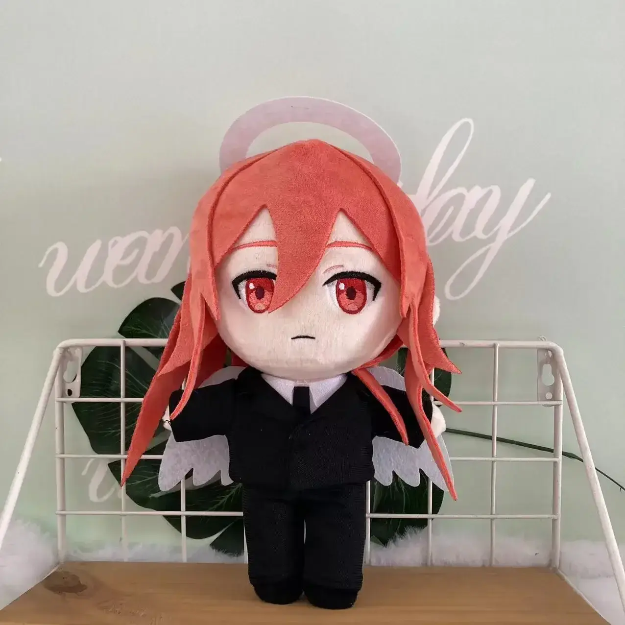 20cm Newest Chainsaw Man Anime Kobeni Yoshida Angel Devil Cosplay Plush Doll Toy Lovely Soft Stuffed Pillow Birthday Gifts