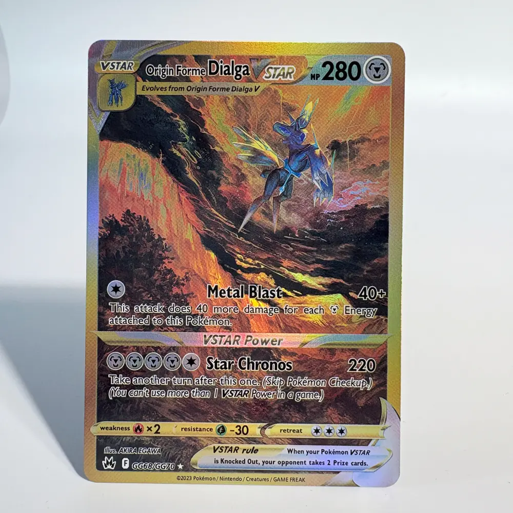 PKM Proxy Foil Cards 4pcs Arceus/Giratina/Dialga/Palkia VSTAR Toys Hobbies Collectibles Game Collection PTCG Anime Cards