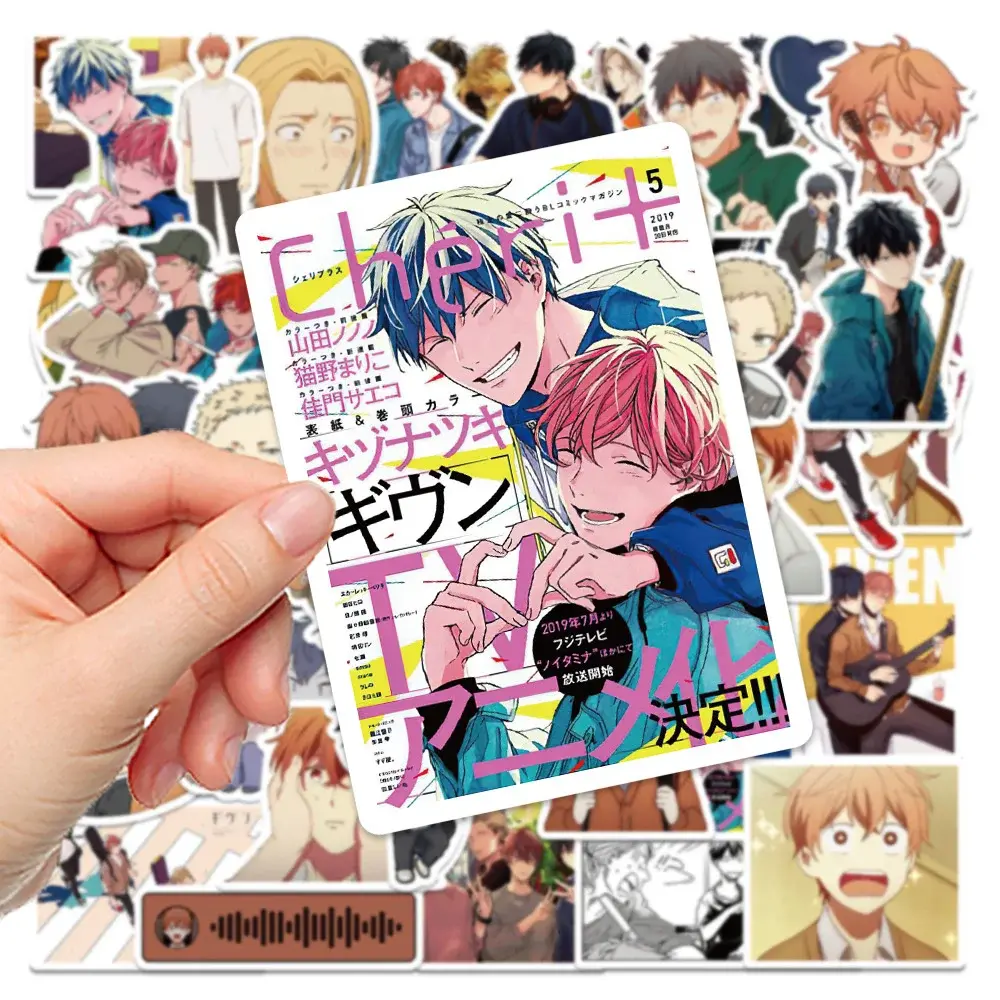 100PCS Japanese Bl Manga Anime Personality Stickers For Luggage, Laptops, iPads, Skateboards, Notebooks, Guitar Diary Stickers