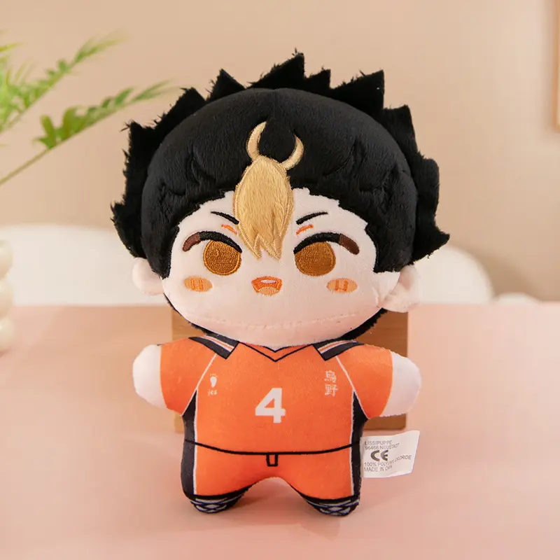 New 20cm Anime Two-dimensional Peripheral Volleyball Teenager Plush Toy Spell Battle Blue Prison Cotton Doll Doll Children'sGift