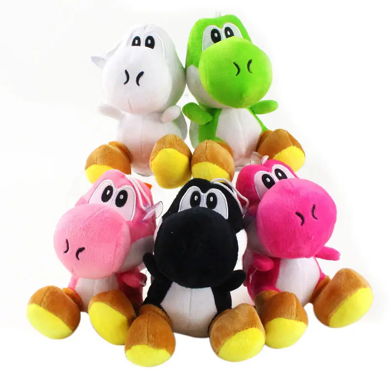 18cm Super Bros Green Yoshi Plush Toys Doll Yoshi Dragon Plush Soft Stuffed Animals Toys Gifts for Children Kids 10 Colors