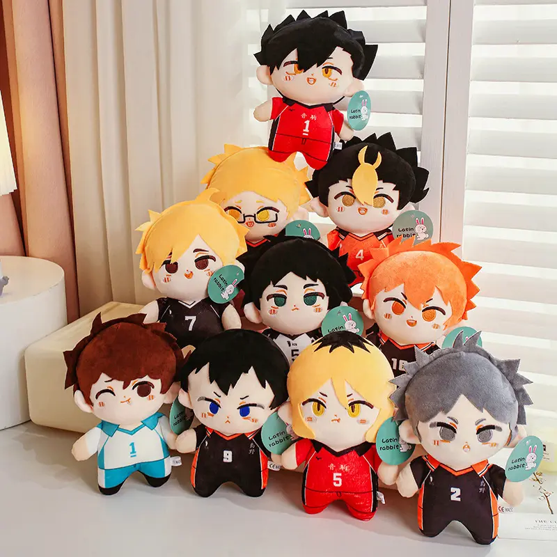 26CM Cute Cartoon Haikyuu Plush Toy Kuroo Tetsurou Oikawa Tooru Kei Tsukishima Tobio Kageyama Volleyball Stuffed Doll Gifts