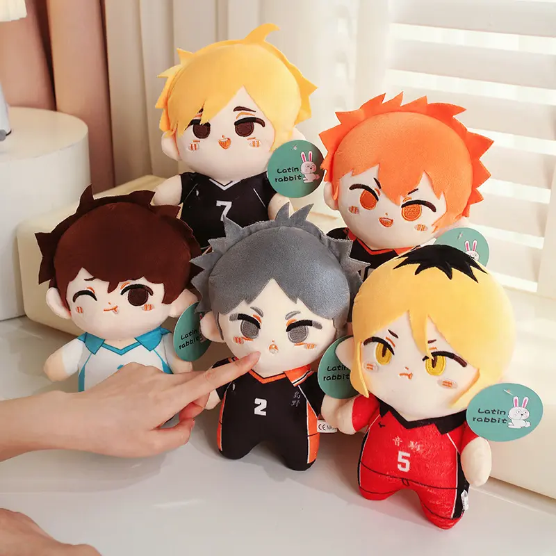 26CM Cute Cartoon Haikyuu Plush Toy Kuroo Tetsurou Oikawa Tooru Kei Tsukishima Tobio Kageyama Volleyball Stuffed Doll Gifts