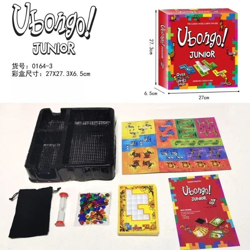 Popular Table Games 3D BRICKS Ubongo! 3D JUNIOR TRAVEL EDITION 3D board game and building block game