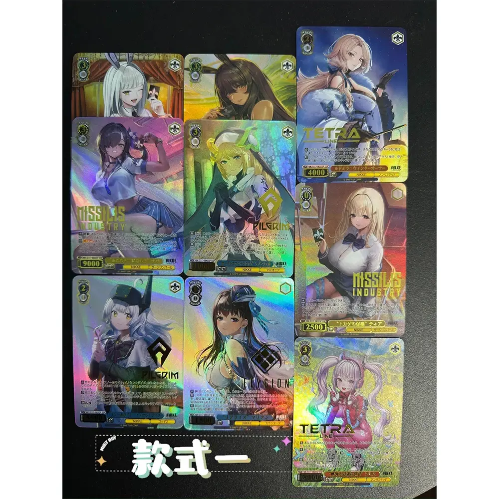 NIKKE The Goddess of Victory Anime characters Noa Miranda DIY Homemade Bronzing Collection card toys Christmas birthday gift