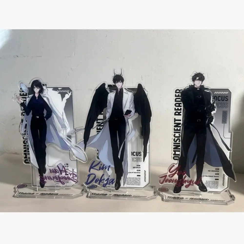 10cm/3.93in Standing Plates Omniscient Reader’s Viewpoint Anime Peripherals Acrylic Cartoon Collectible Desk Ornaments Toys