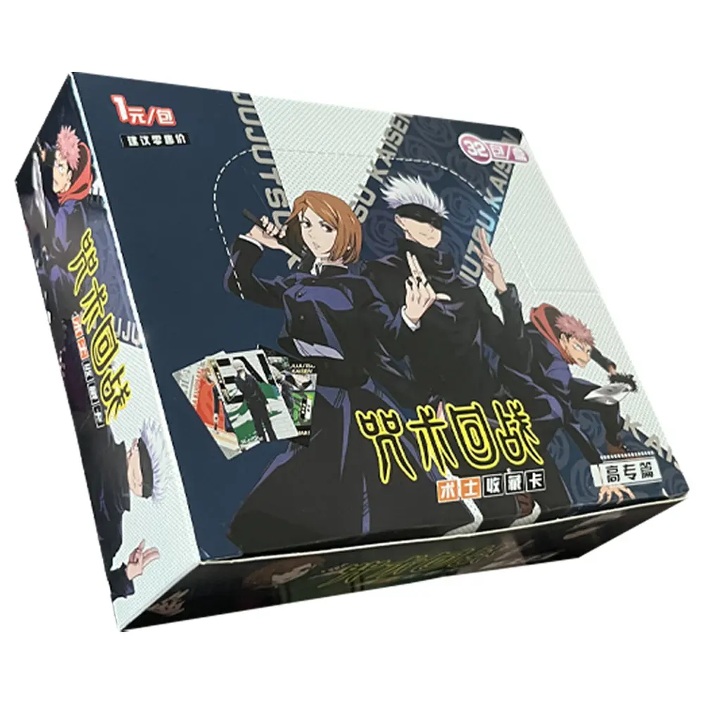 Wholesale Jujutsu Kaisen Collection Card 1m02 Japanese Anime Booster Box Card Collection Doujin children Toys And Hobbies Gift
