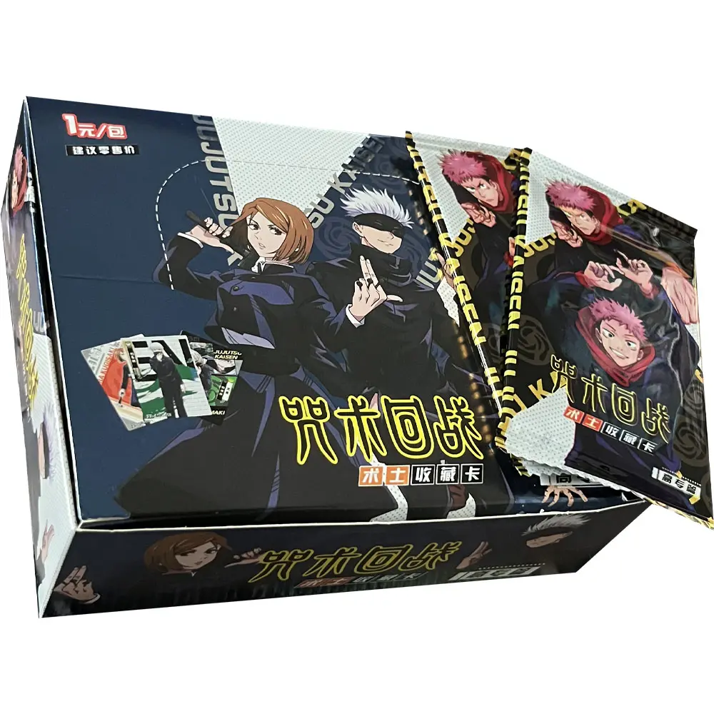 Wholesale Jujutsu Kaisen Collection Card 1m02 Japanese Anime Booster Box Card Collection Doujin children Toys And Hobbies Gift