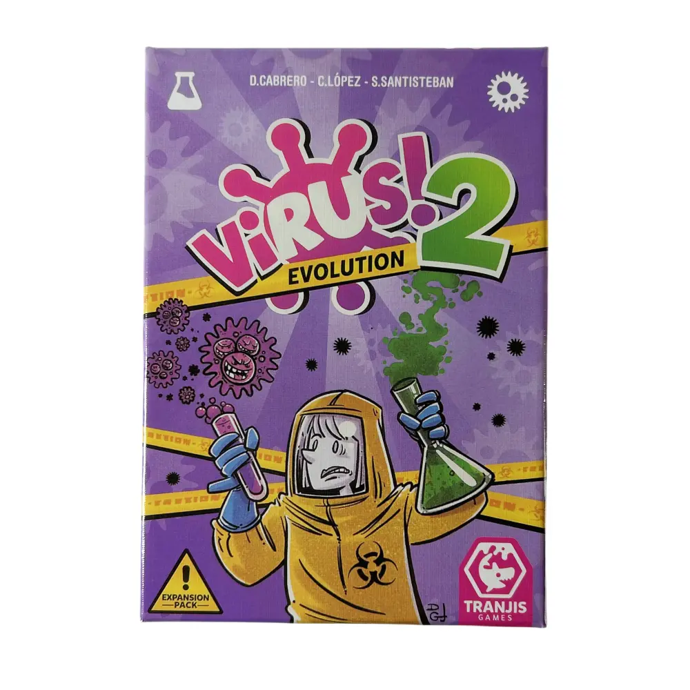 3 Styles Virus Game Cards The Contagiously Fun Card Game Virus 1/2/3 Evolution Halloween Spanish English French Party Game Card