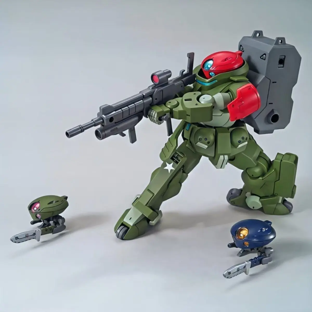In Stock JIUZHOU Model 1/144 HG Grimoire Red Beret Robot Assembly Model Kit Action Figures Plastic Models for Hobbyists