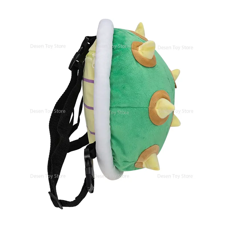 2 Styles Mario Bros Bag Bowser Bag Green Orange Anime Doll Plushie Schoolbag Gifts for Birthday Christmas