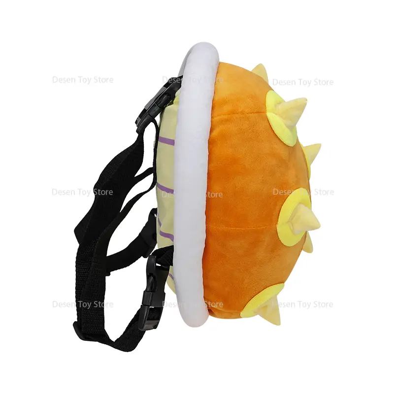 2 Styles Mario Bros Bag Bowser Bag Green Orange Anime Doll Plushie Schoolbag Gifts for Birthday Christmas