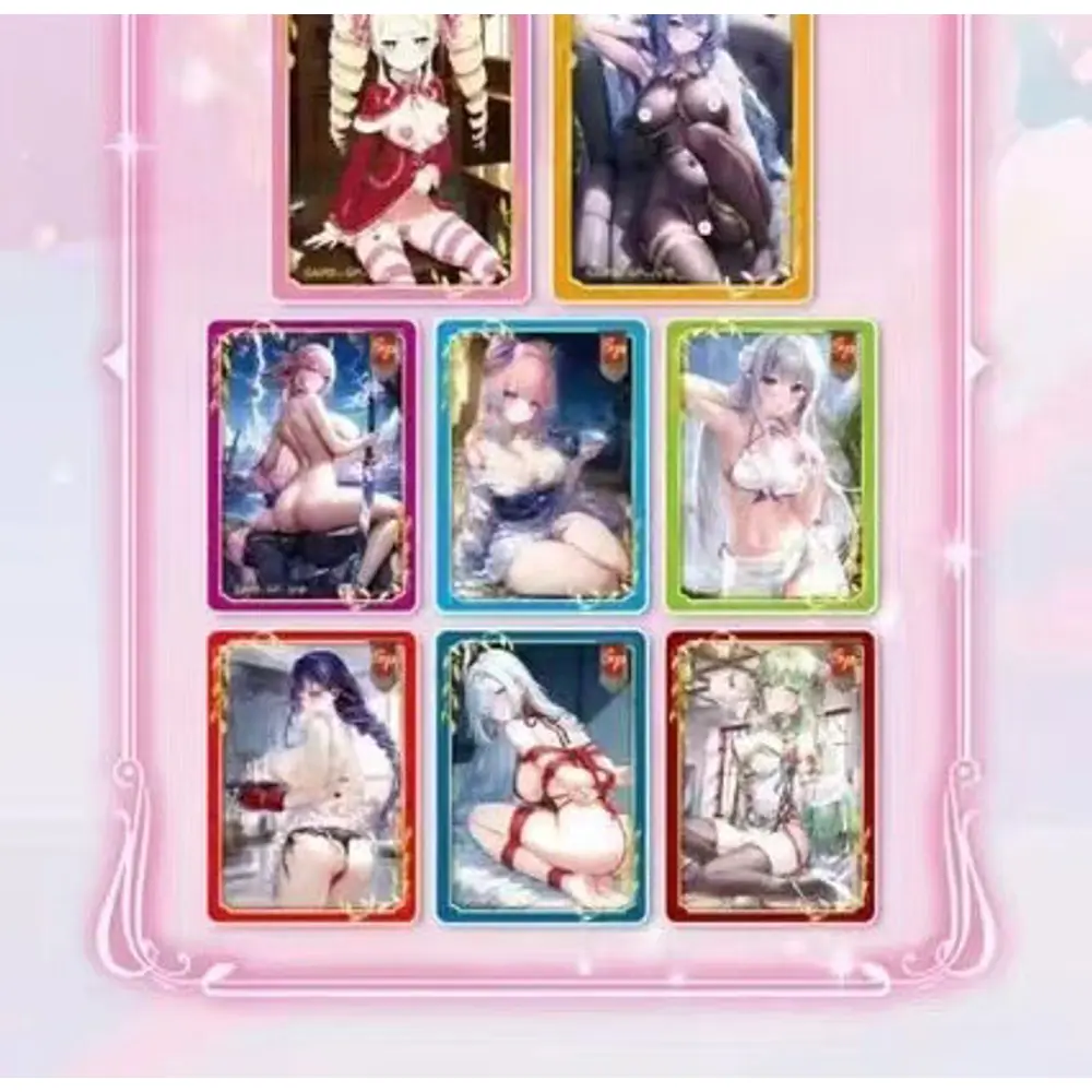 New Goddess Girl Party 6 Collection Cards The Charm Of Goddess Swimsuit Bikini  Booster Box Doujin Toys And Hobby Gift