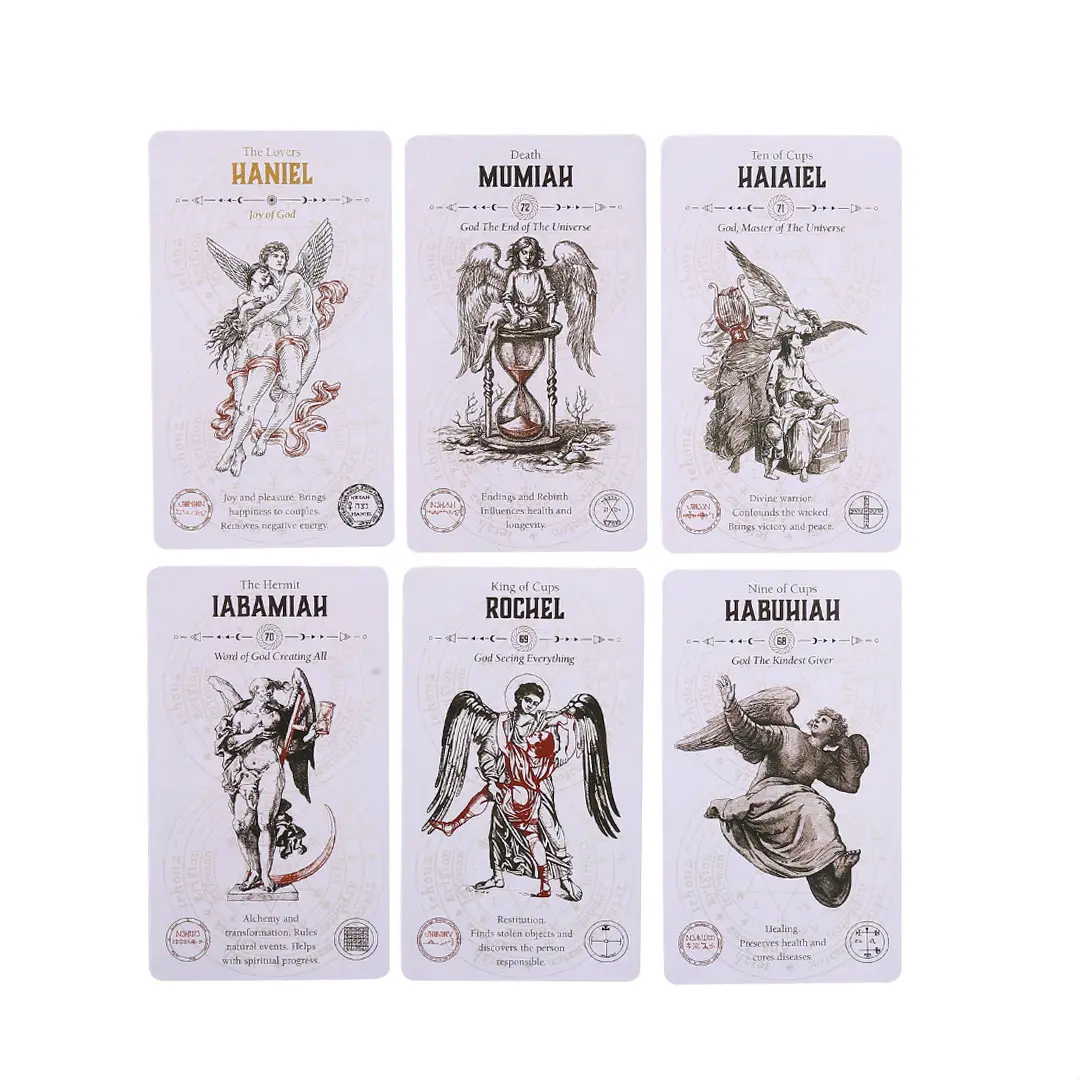 Angel Tarot cards Mysterious Divination  Oracle for Party Play Board Game Deck