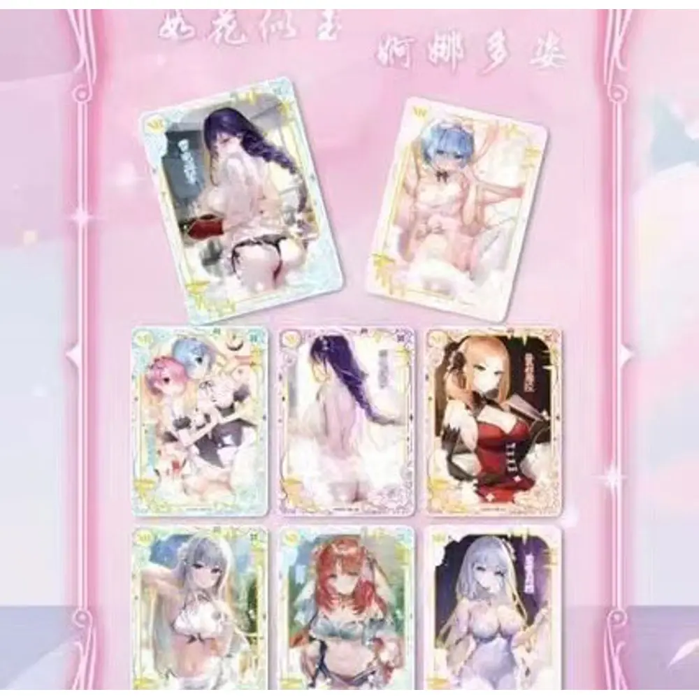 New Goddess Girl Party 6 Collection Cards The Charm Of Goddess Swimsuit Bikini  Booster Box Doujin Toys And Hobby Gift