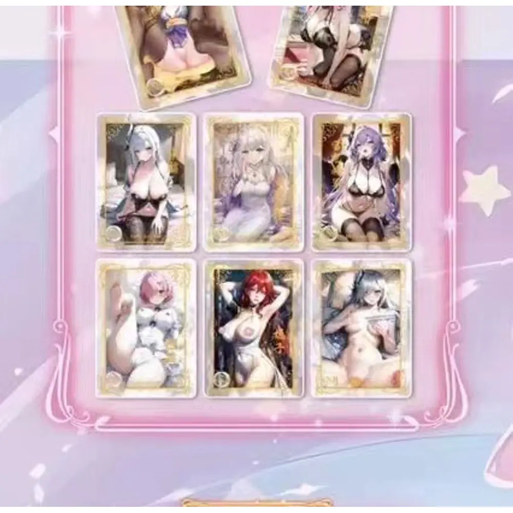 New Goddess Girl Party 6 Collection Cards The Charm Of Goddess Swimsuit Bikini  Booster Box Doujin Toys And Hobby Gift