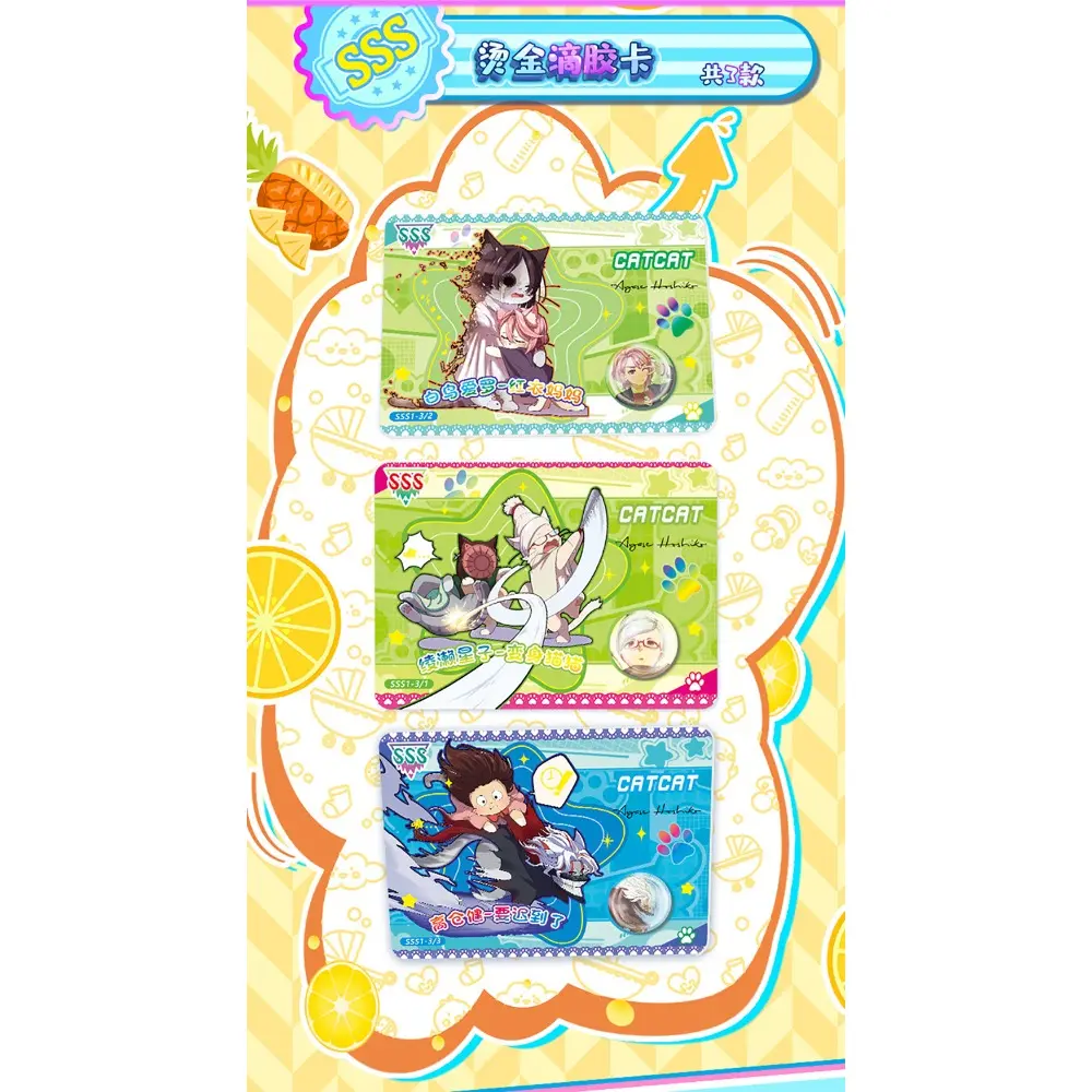 Dandadan Collection Cards Humorous Fantasy Series Anime Exquisite Rare Character Cards Surprise Holiday Gifts Toys for Friends