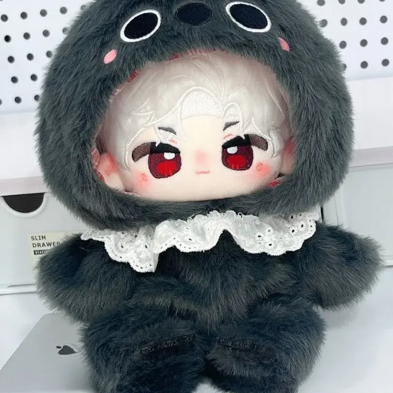 Stuffed 20CM Anime Game Rafayel Xavier Love and Deepspace Sylus Crow Zayne Plush Clothing Hat Coveralls Hooded Clothes 20CM
