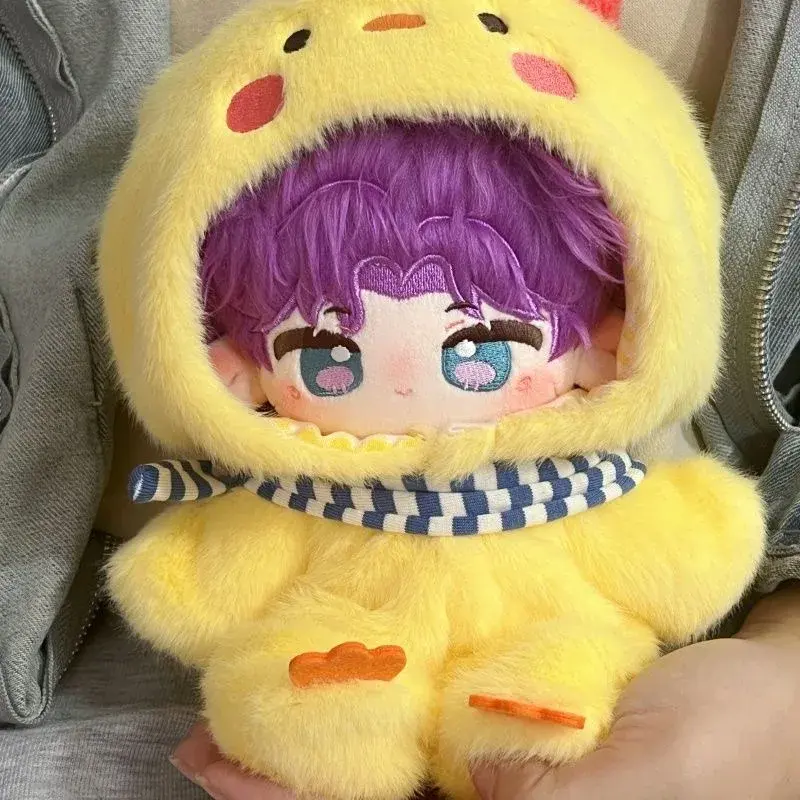 Stuffed 20CM Anime Game Rafayel Xavier Love and Deepspace Sylus Crow Zayne Plush Clothing Hat Coveralls Hooded Clothes 20CM