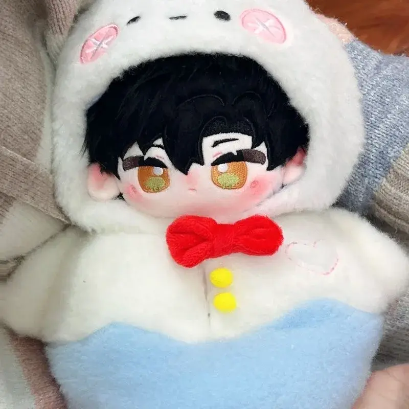 Stuffed 20CM Anime Game Rafayel Xavier Love and Deepspace Sylus Crow Zayne Plush Clothing Hat Coveralls Hooded Clothes 20CM