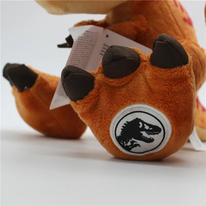 Original Jurassic World Indominus  High quality tyrannosaurus  velociraptor doll plush toys dolls Children's birthday Presents
