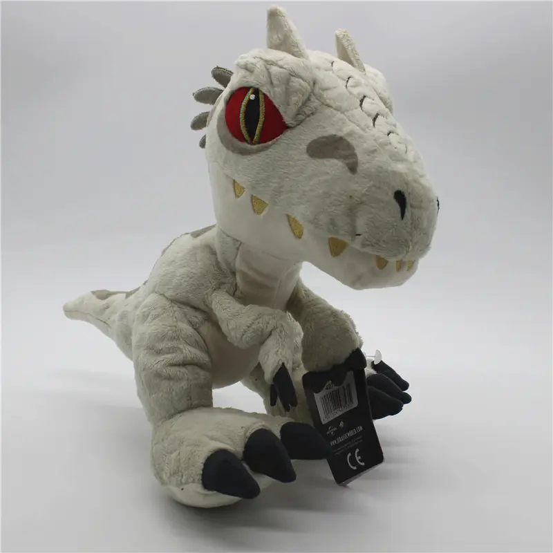Original Jurassic World Indominus  High quality tyrannosaurus  velociraptor doll plush toys dolls Children's birthday Presents