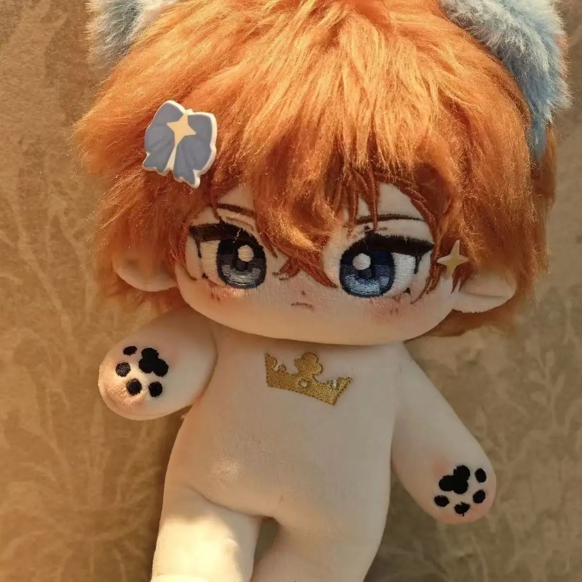 20cm Anime Bungo Stray Dogs Nakahara Chuuya Anime Figures Cosplay Plushie Dress Up Cotton Doll Toys for Children Birthday Gifts