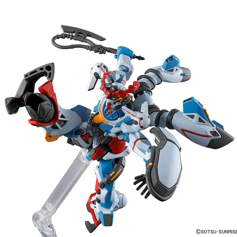 Bandai HG 1/144 HGUC Gundam GQuuuuuuX Model Kit Anime Fighter Assembly Model Anime Action Figure Toy Gift for Kids