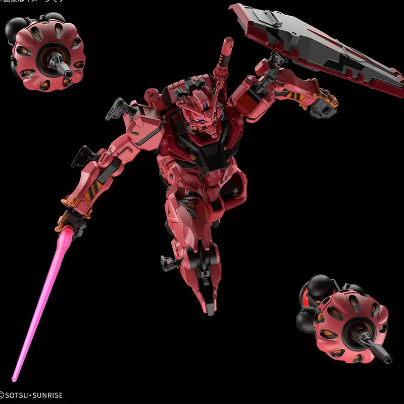 Bandai HG 1/144 HGUC Gundam GQuuuuuuX GUNDAM RED Model Kit Anime Fighter Assembly Model Anime Action Figure Toy Gift for Kids