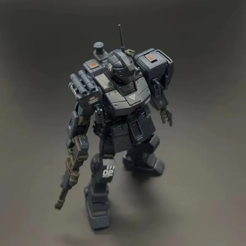 JMS HG 1/144 Midnight Color RGM-79 Spartan Jim Water Patch Assembly Model Joint Mobile Mech Warrior  Robot Plastic Toy Gift