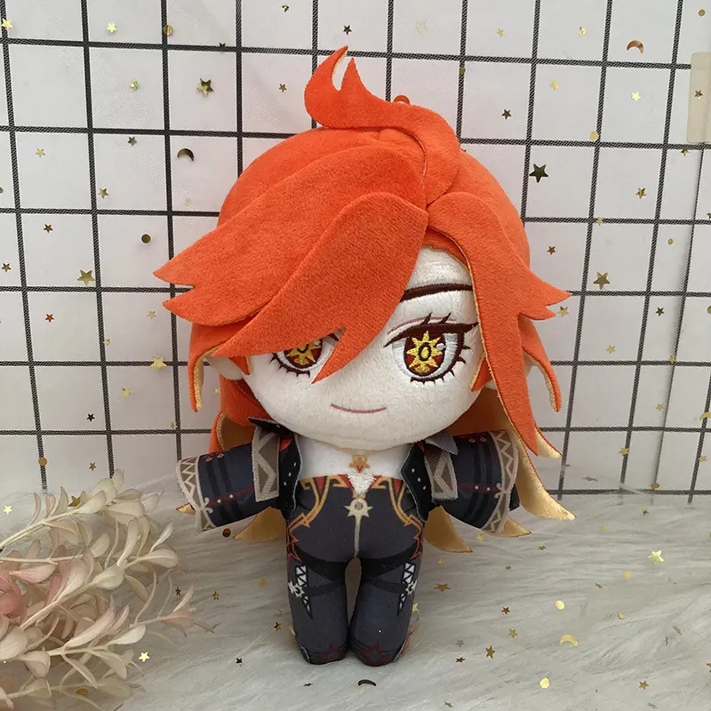 20cm Genshin Impact Pyro Archon Mavuika Plush Doll Pillows Cosplay Cartoon Props Accessories Adult Children Christmas Gifts