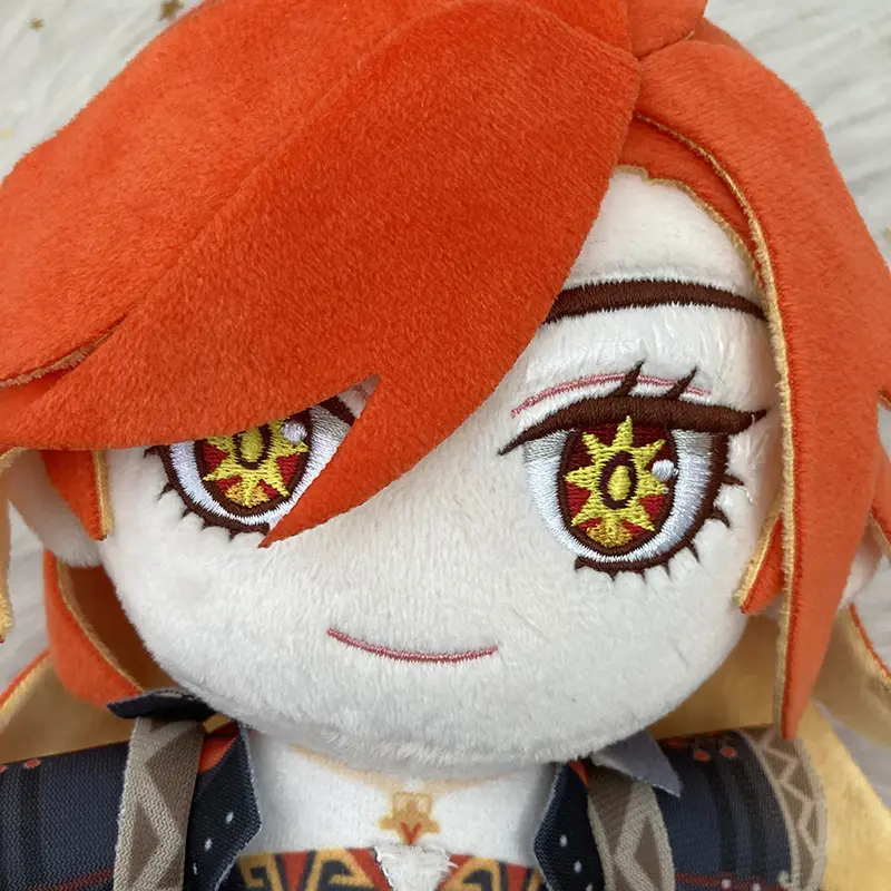 20cm Genshin Impact Pyro Archon Mavuika Plush Doll Pillows Cosplay Cartoon Props Accessories Adult Children Christmas Gifts