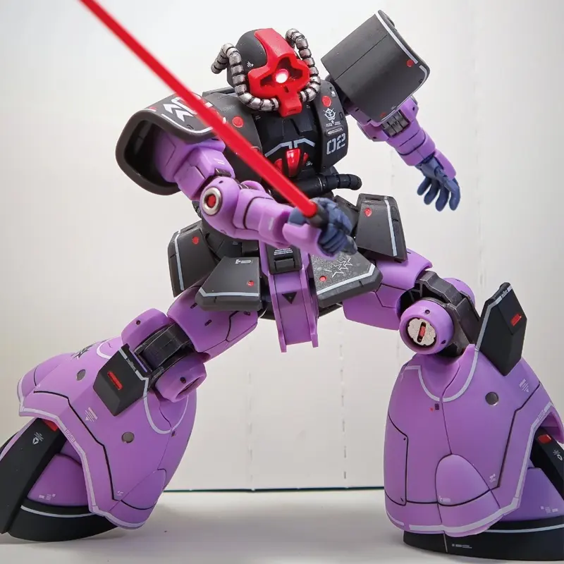 GOT Rick Dom HG 1/144 MS-09R Black Purple Color Scheme Assemble The Model Action Figures Children'S Toys Desktop Decoration Gift