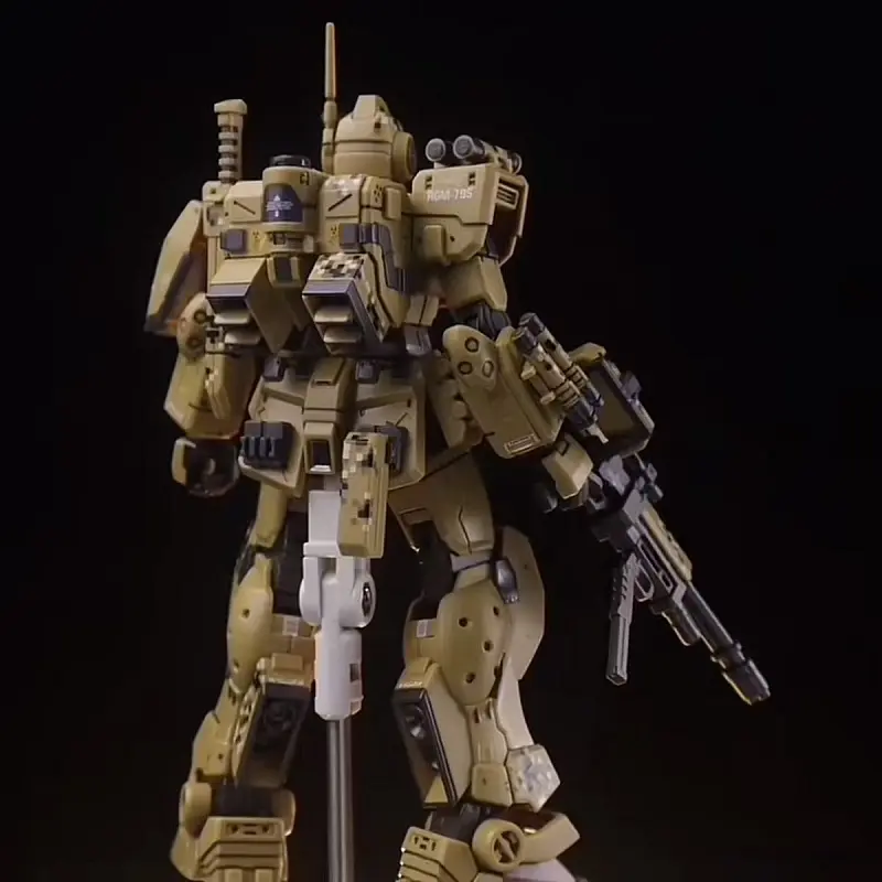 GM Spartan RGM-79 PB Limit HG 1/144 Desert Color Assemble The Model Action Figure Desktop Decoration Toy Gift Collectible