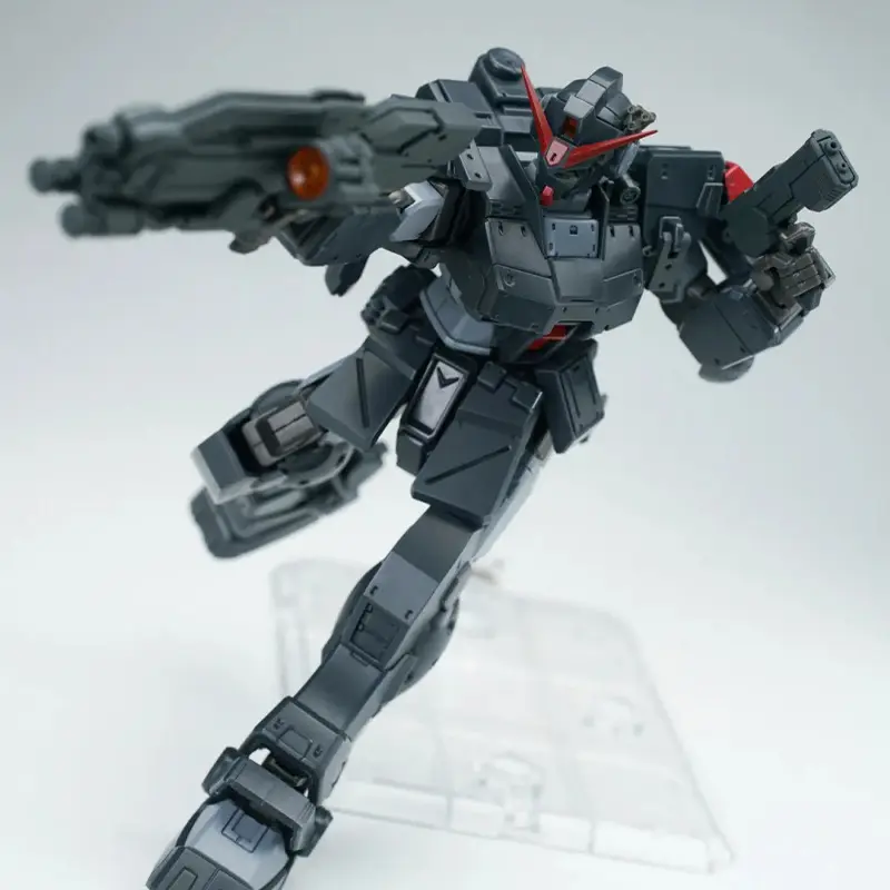 HG 1/144 AK Midnight Color Spartak Jim Assembly Model Joint Mobile Mechanical Warrior Robot Collection Handheld Plastic Toy Gift