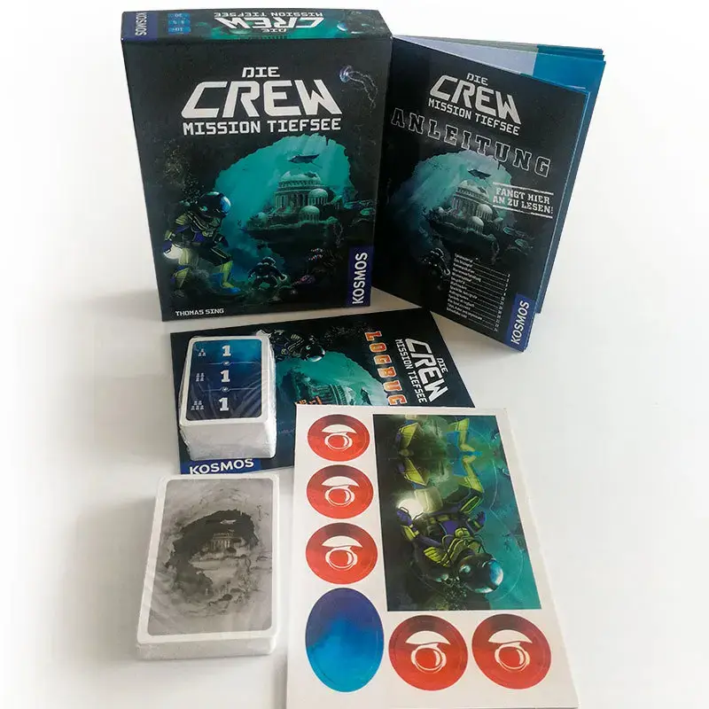 The Crew - Quest for Planet Nine Astronauts  mission game collection cards are a good assistant for family activities