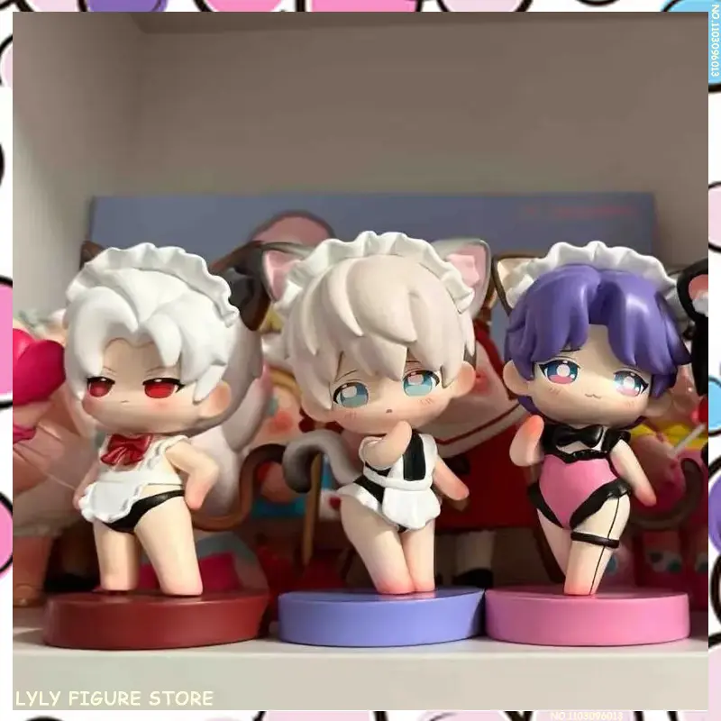 In Stock Cute Love and Deepspace Anime Figure Maid Costume Sylus Rafayel Zayne Xavier Sexy Pvc Model Collection Gifts