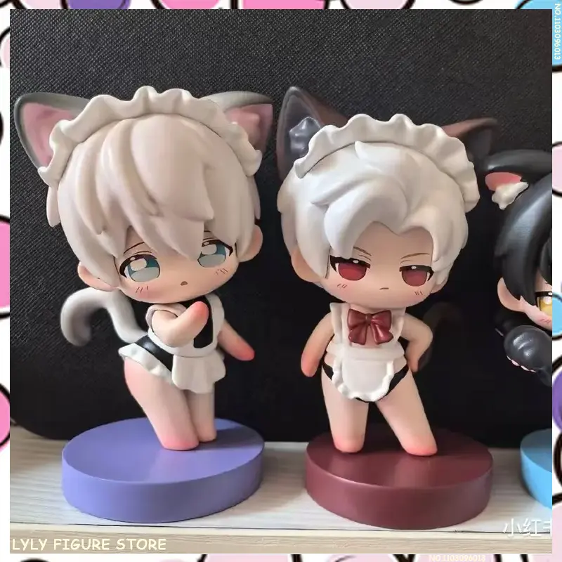 In Stock Cute Love and Deepspace Anime Figure Maid Costume Sylus Rafayel Zayne Xavier Sexy Pvc Model Collection Gifts