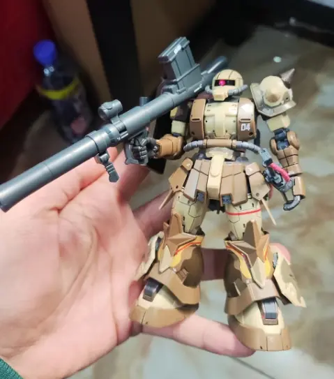 WEIMEI WM HG 1/144 Zaku Type EGBA MS-06GD Zaku Assembly Model Kit High Mobility Surface Action Figure Plastic robot Model Toy