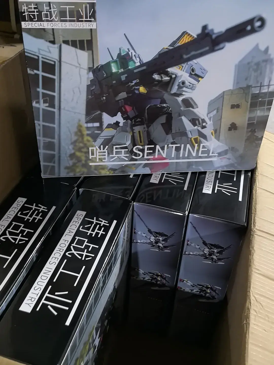In Stock Special Forces Industry MG 1/100 SENTINEL Assembly Model Kit Action Figures Robot Plastic Model Customized Kids Toys