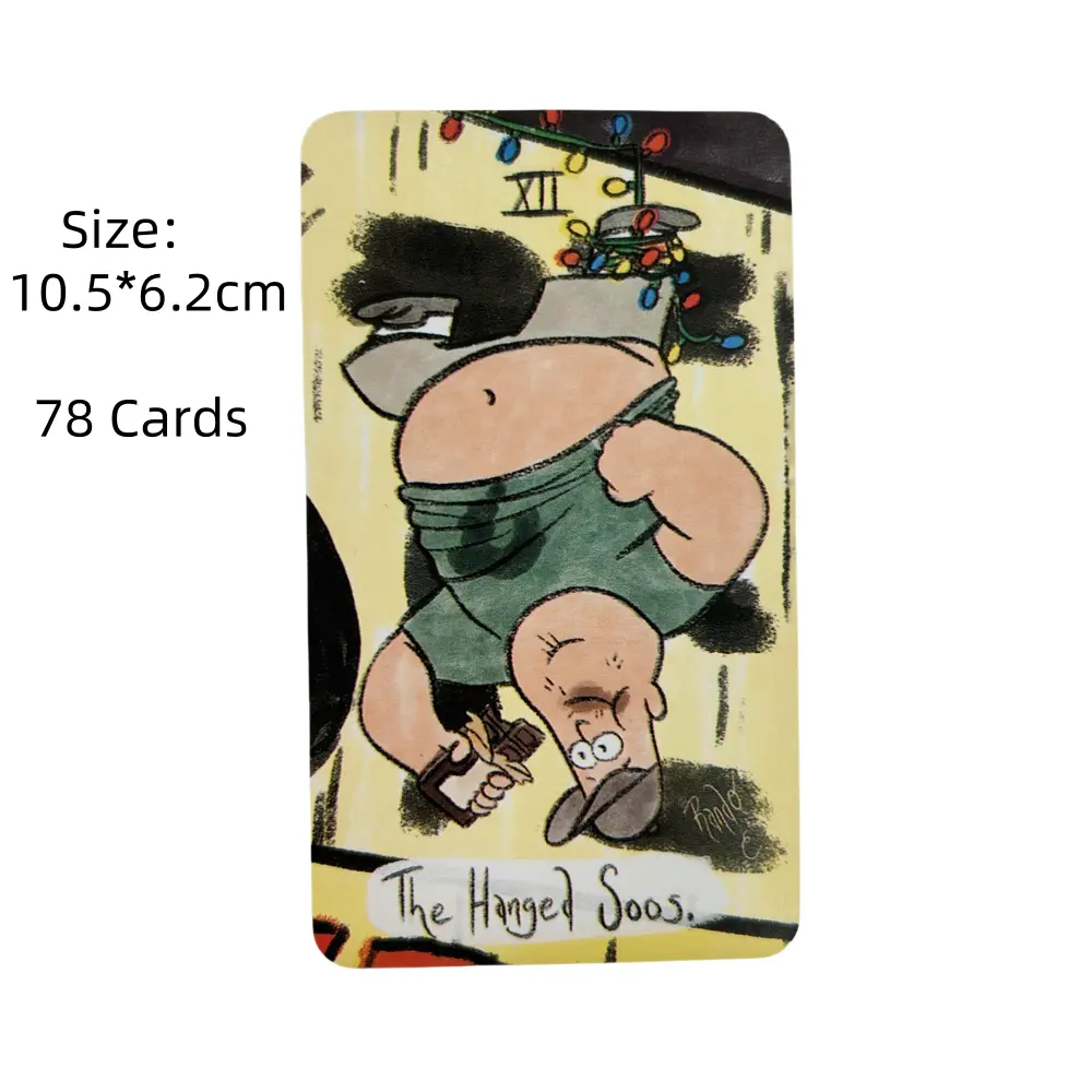 The Mystery Tarot Cards A 78 Deck Gravity Falls Inspired 78 Card Deck English Version Board Game Cards