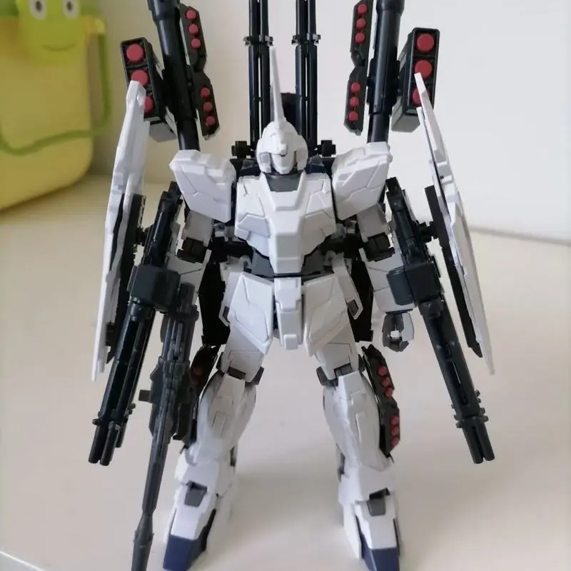 XD STAR Full Armor Unicorn Unicorn Mode HG 1/144 Assembly Model Kit Action Figures Kids Toy Desktop Ornament Gift Collectible