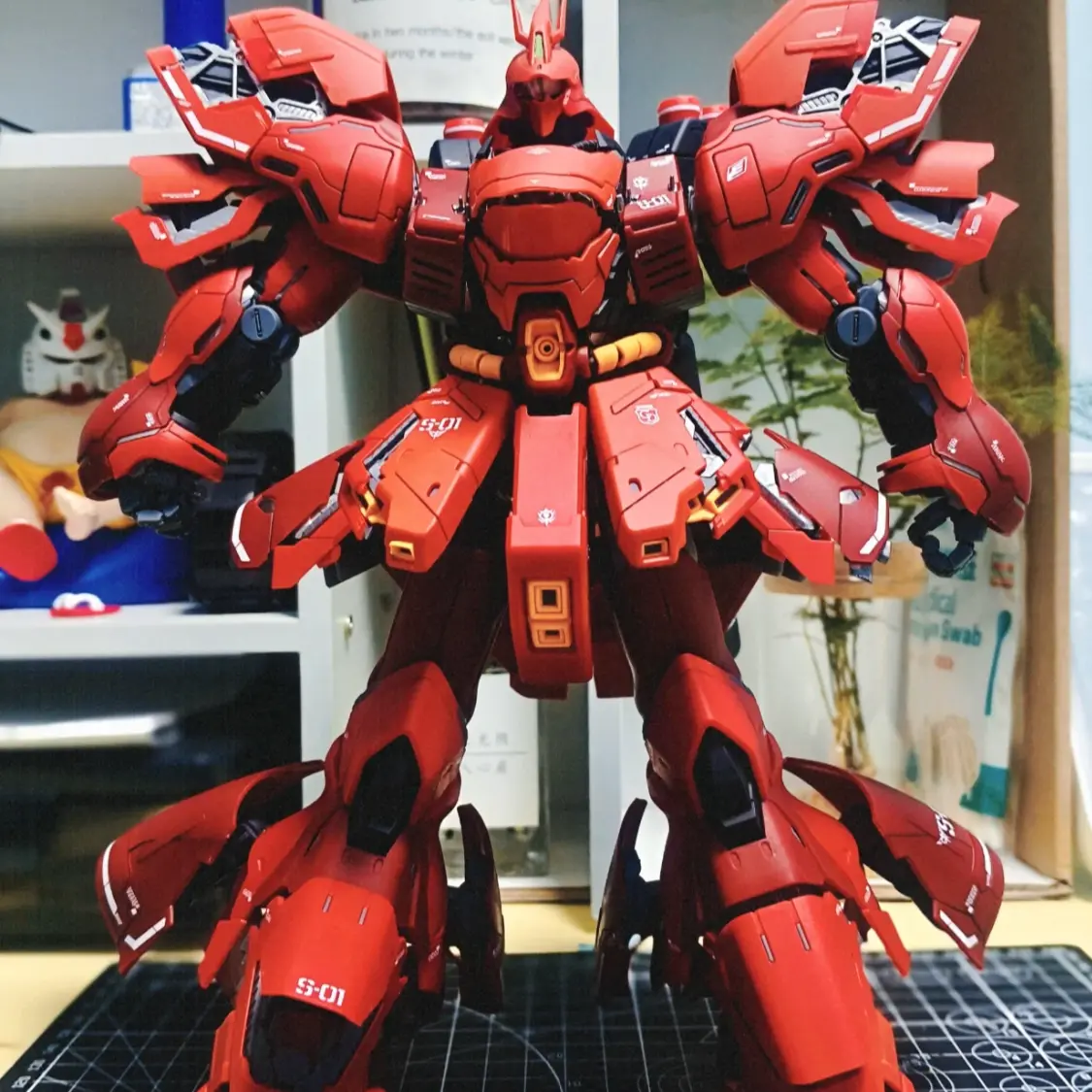 Daban 6631 Sazabl MG 1/100 Including Water Stickers And LED Anime Model Assemble Model Toy Action Figure Mecha Toys