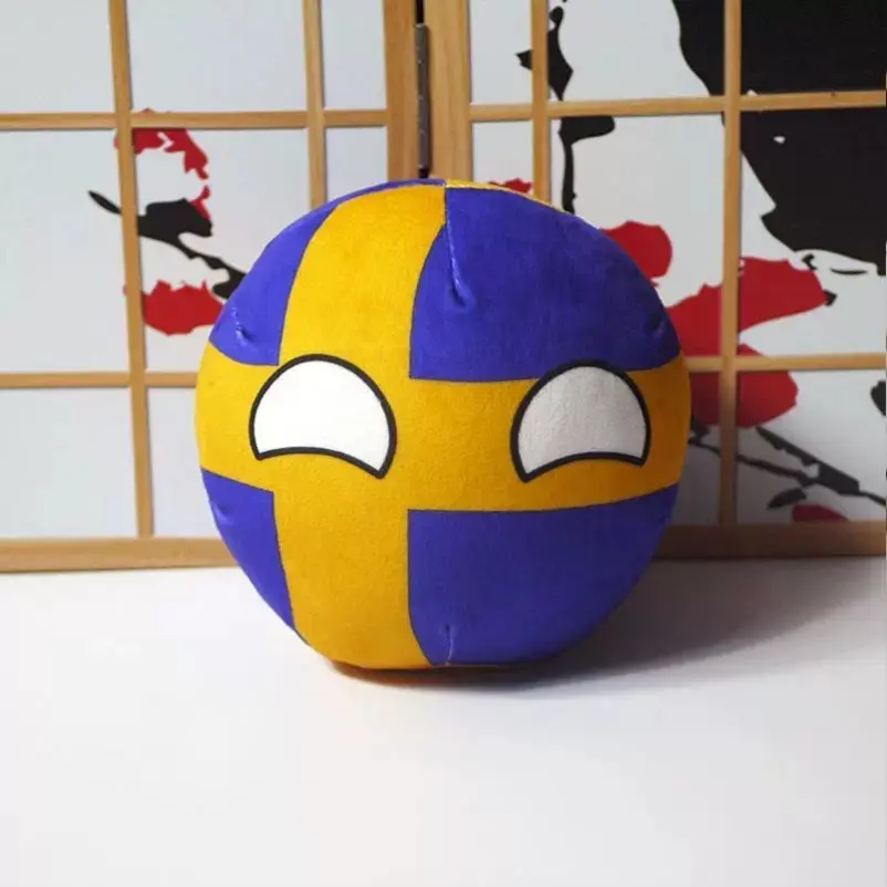 9/20cm Switzerland/Sweden Polandball Plush Doll Marshall Islands Mali Malaysia Countryball Pendant Toy Gift