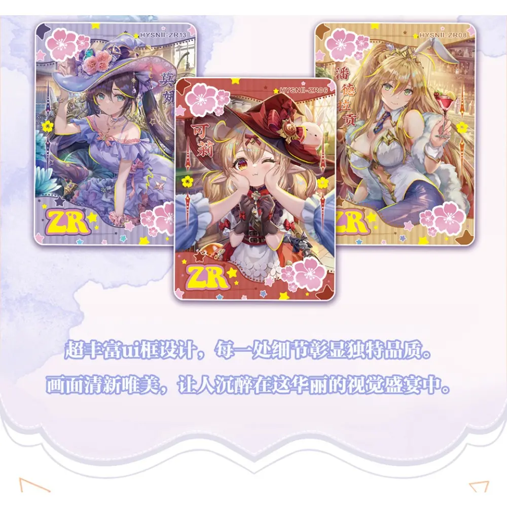 Genuine Flower Girl Goddess Story Collection Cards Booster Box Anime Vigorous Girl Refractive Card Limited Edition Kids Gifts
