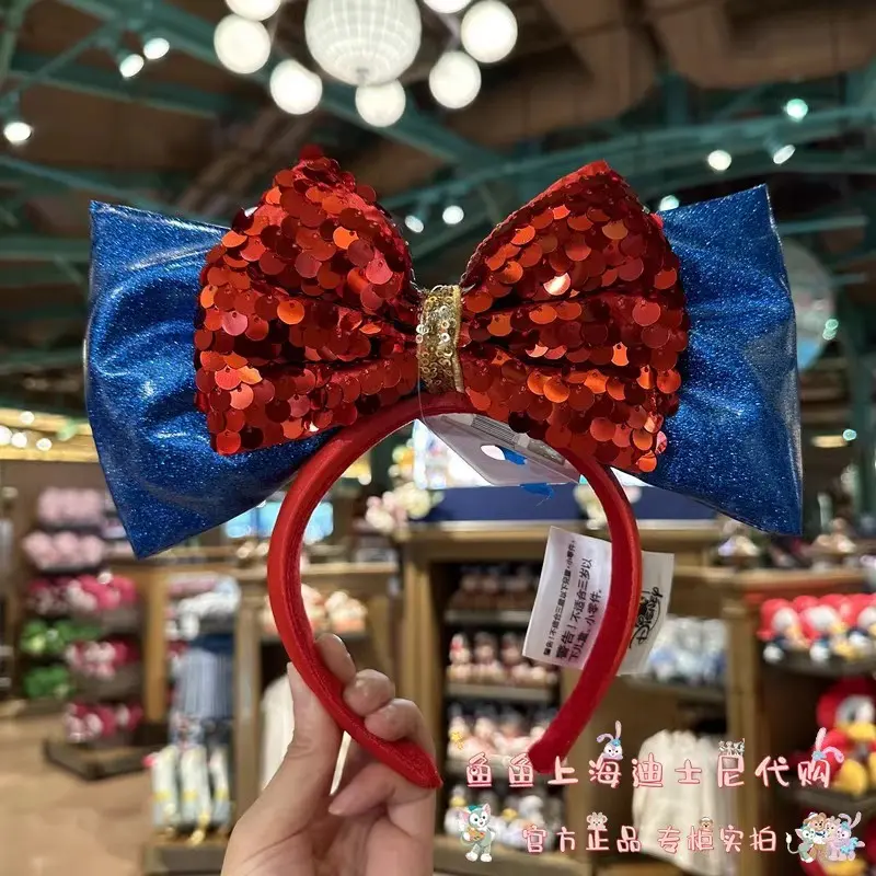 Disney Snow White&Cinderella cartoon bow jewel Girl headband